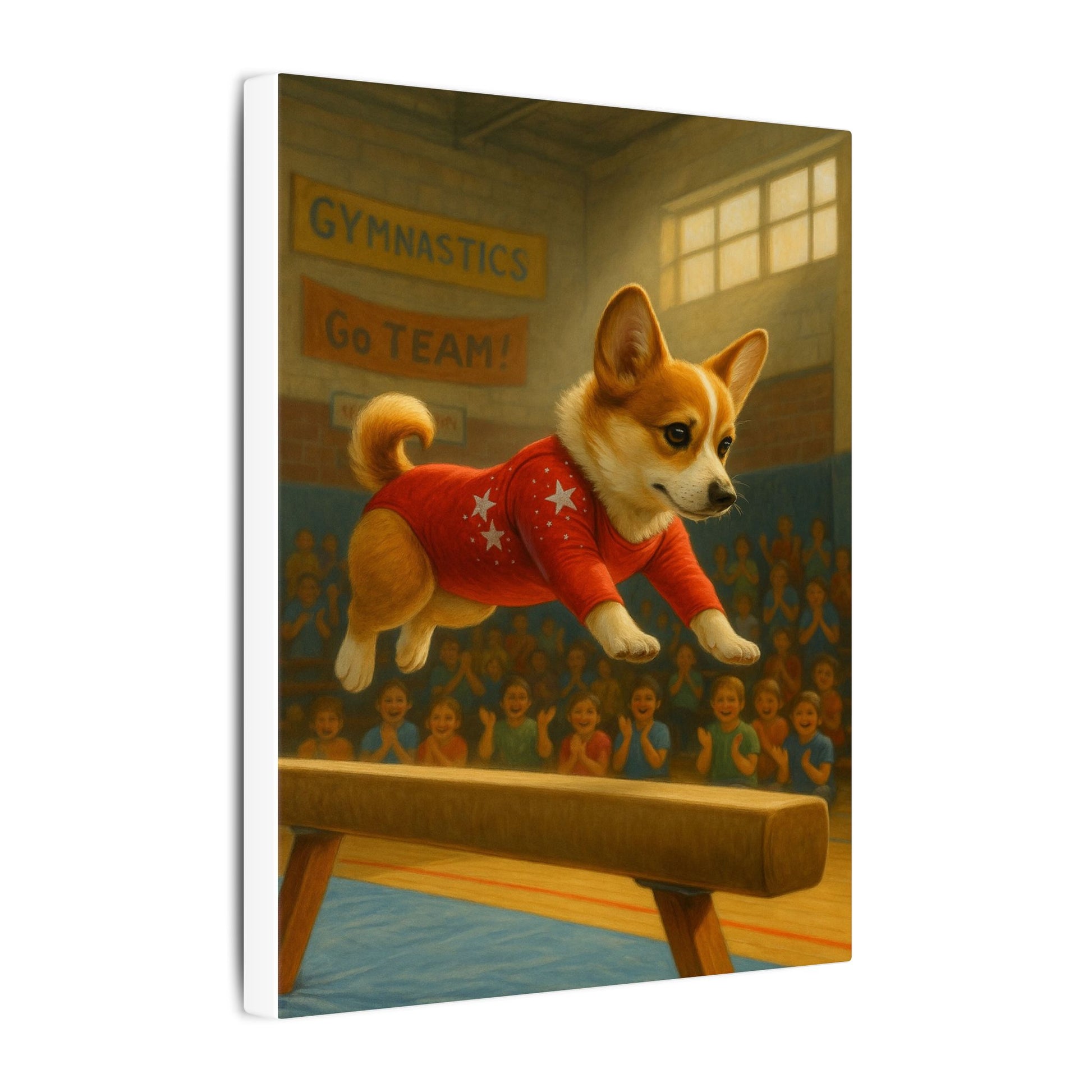 Corgi Gymnastics-Fantasy Dog Portraits - Fantasy Dog Portraits