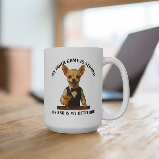 Charming Chihuahua Mug - Perfect for Dog Lovers, Funny Gift for Pet Owners, Coffee or Tea Mug, Best for Birthdays or Celebrations