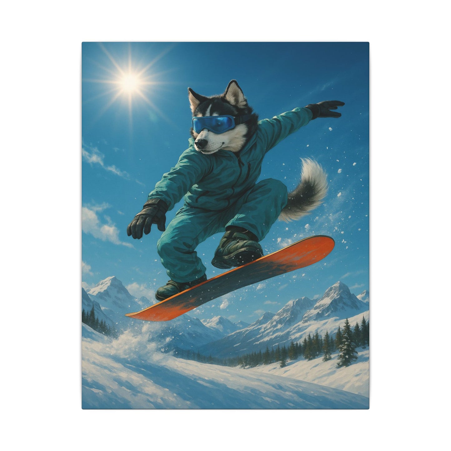 Husky Shred-Fantasy Dog Portraits - Fantasy Dog Portraits