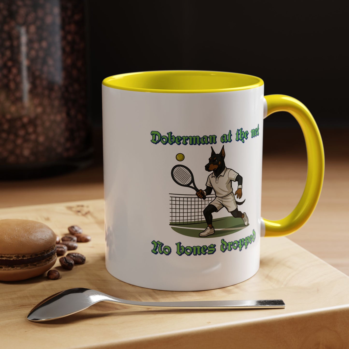 Doberman at the Net-Fantasy Dog Portraits