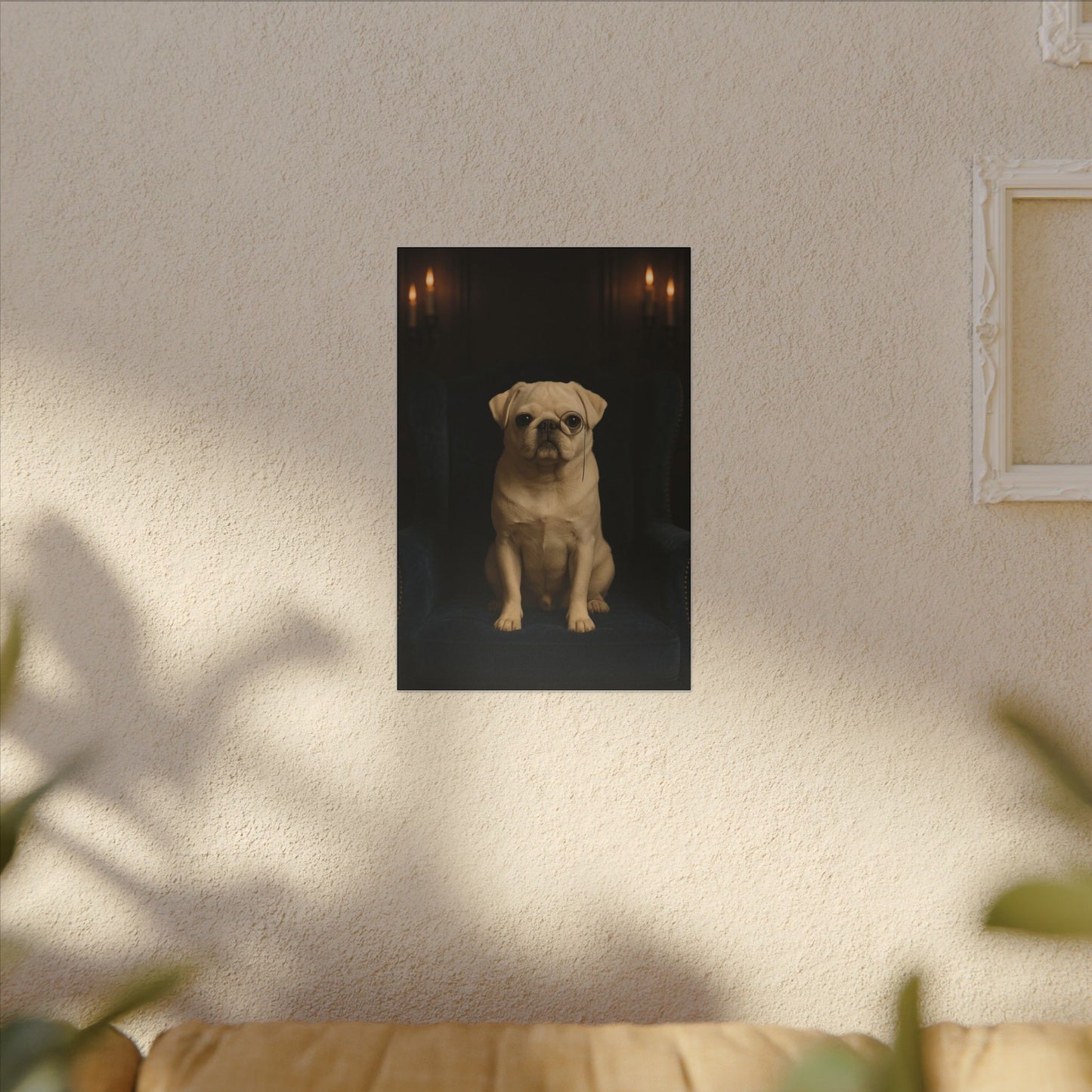 Sophisticated Pug-Fantasy Dog Portraits - Fantasy Dog Portraits