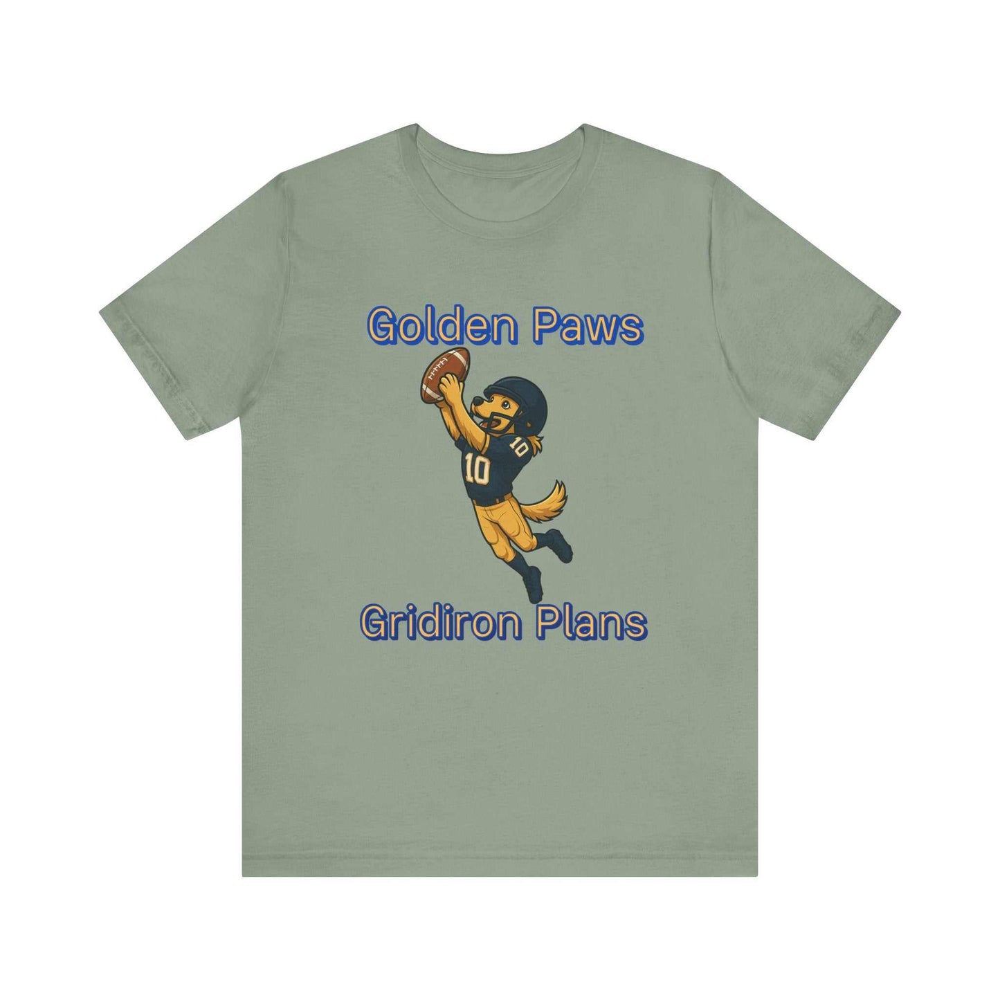 Gridiron Golden-Fantasy Dog Portraits - Fantasy Dog Portraits