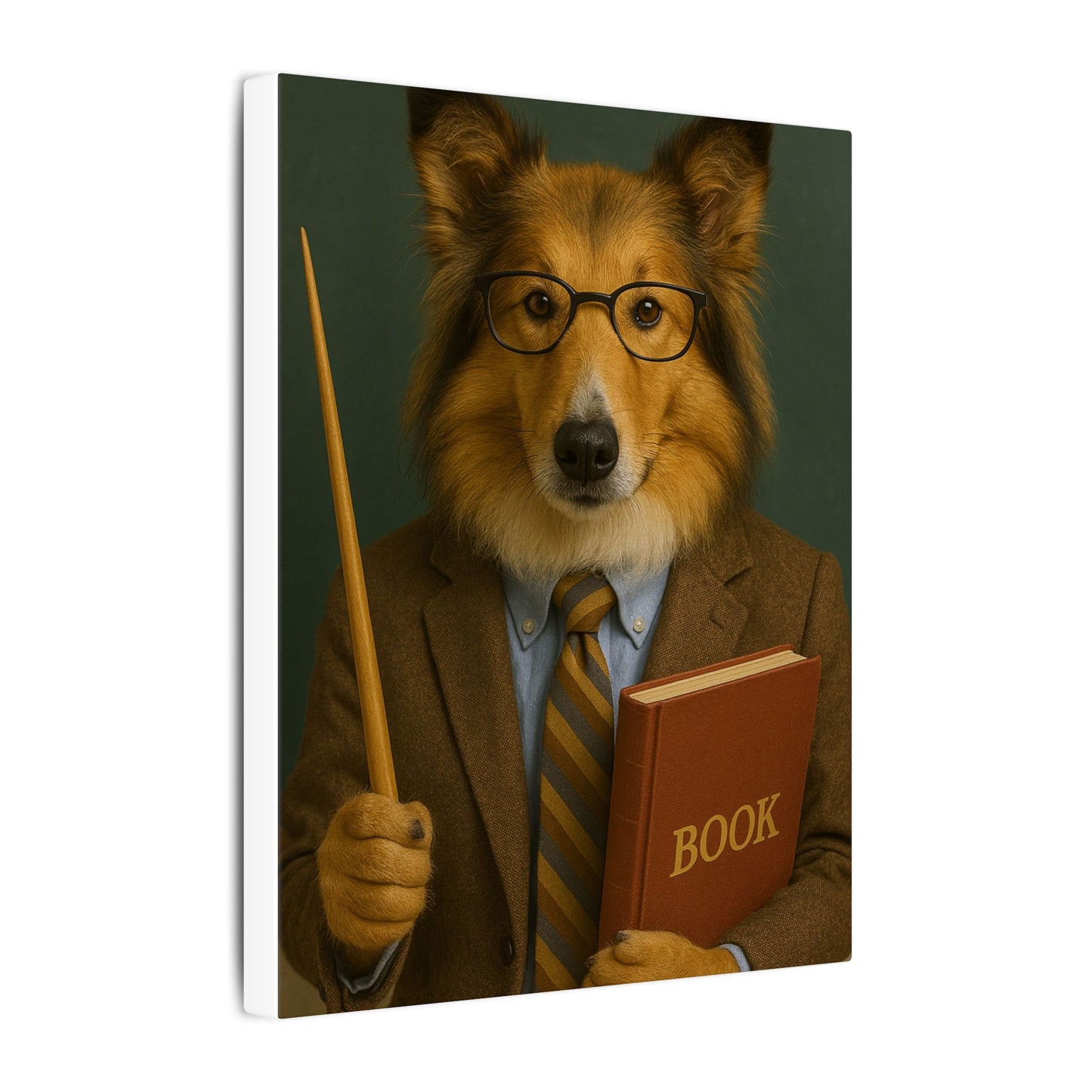 Professor Paws-Fantasy Dog Portraits - Fantasy Dog Portraits
