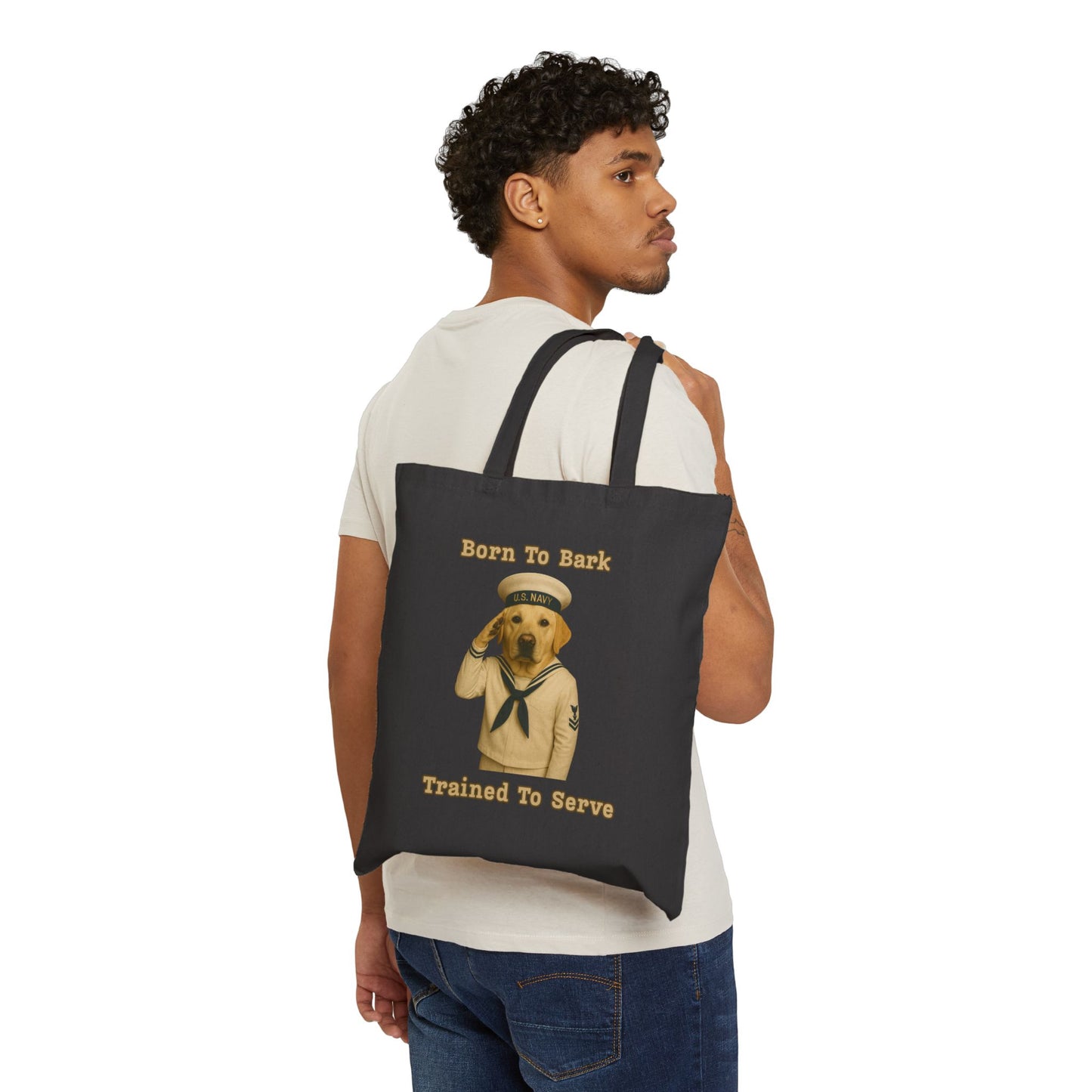 Adorable Dog Sailor Tote Bag | Perfect for Pet Lovers & Gift Giving | Cute Canvas Bag | Eco-Friendly Shopping Bags, Beach Tote, Market [...] - Fantasy Dog Portraits