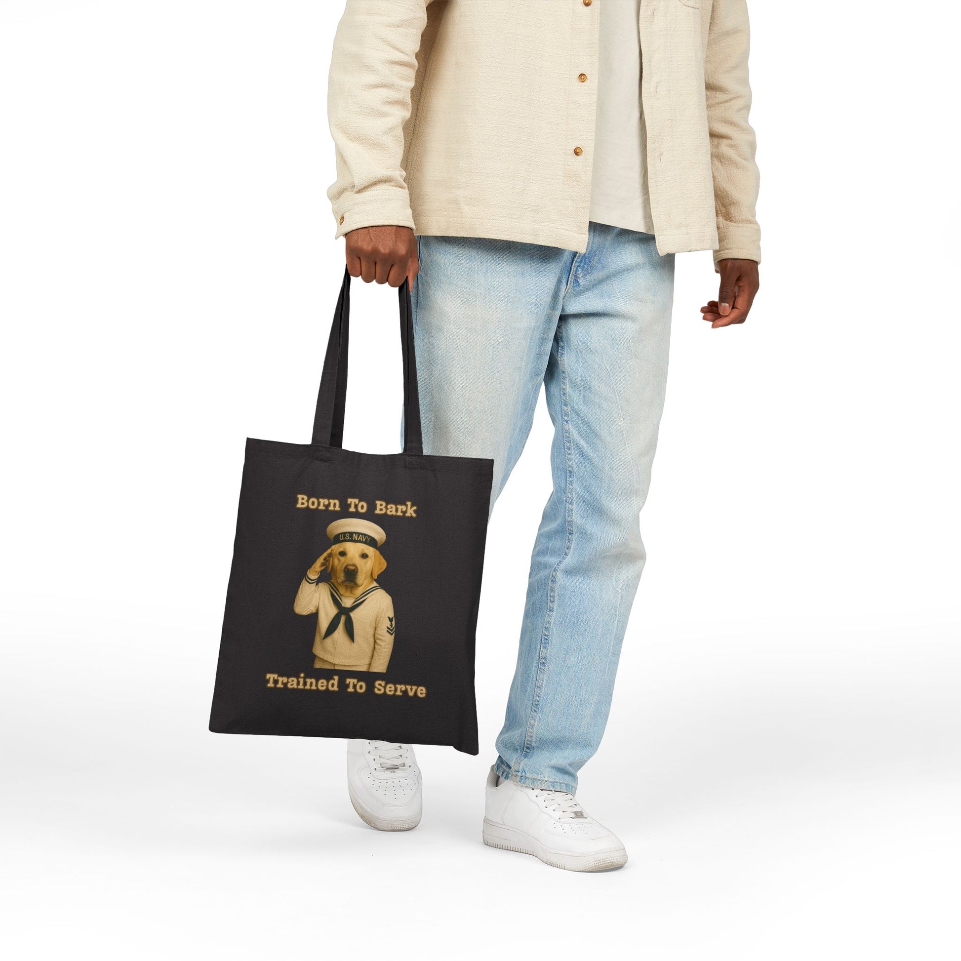 Adorable Dog Sailor Tote Bag | Perfect for Pet Lovers & Gift Giving | Cute Canvas Bag | Eco-Friendly Shopping Bags, Beach Tote, Market [...] - Fantasy Dog Portraits