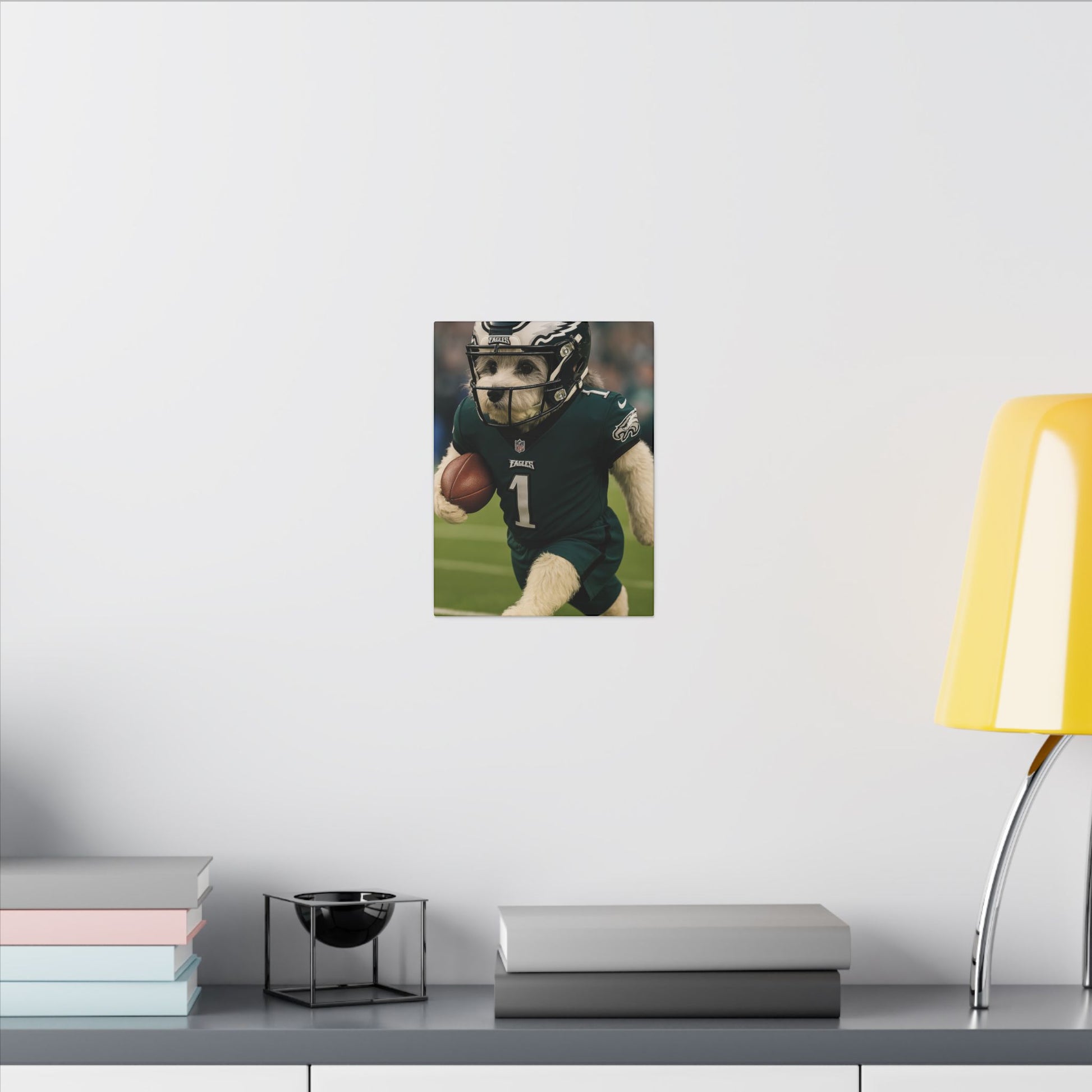 Furry Football Hero-Fantasy Dog Portraits - Fantasy Dog Portraits