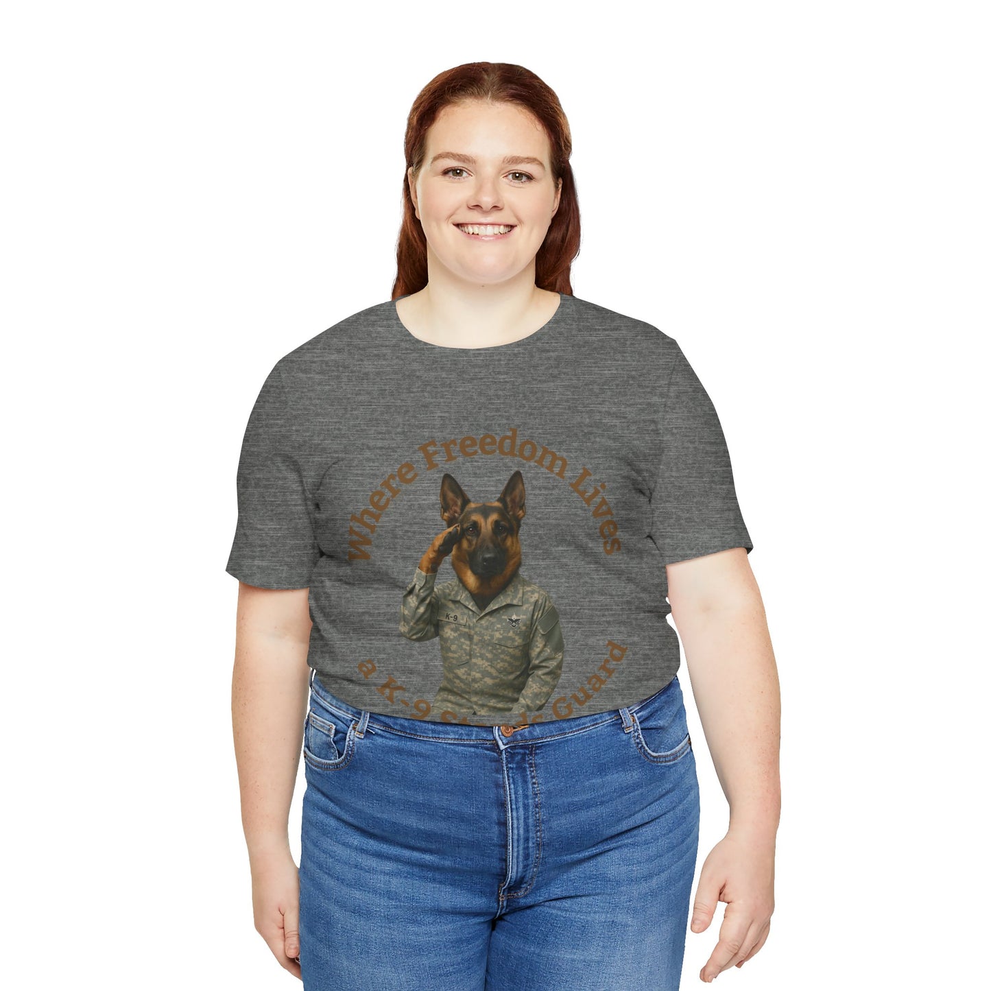Air Force Dog Tee - Fantasy Dog Portraits