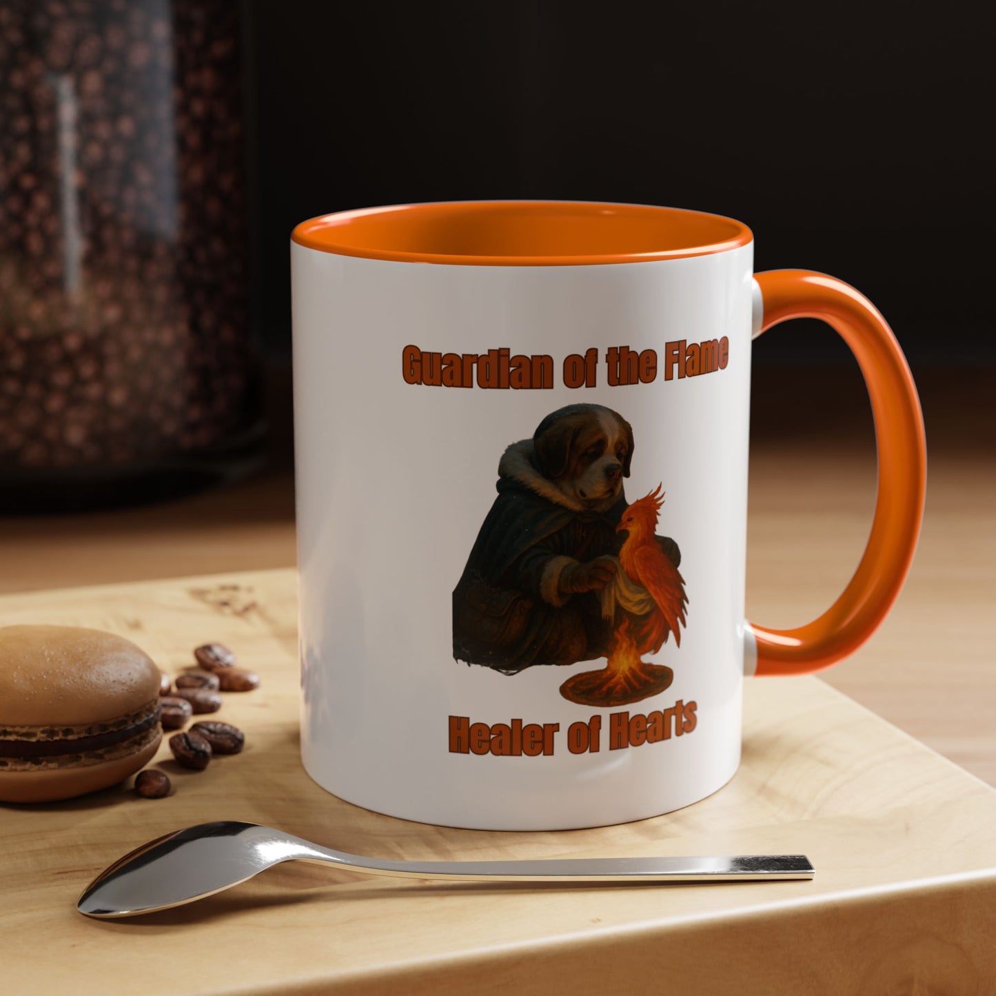 Mug - Dog dressed as an ancient Healer Coffee Mug (11, 15oz) - Fantasy Dog Portraits