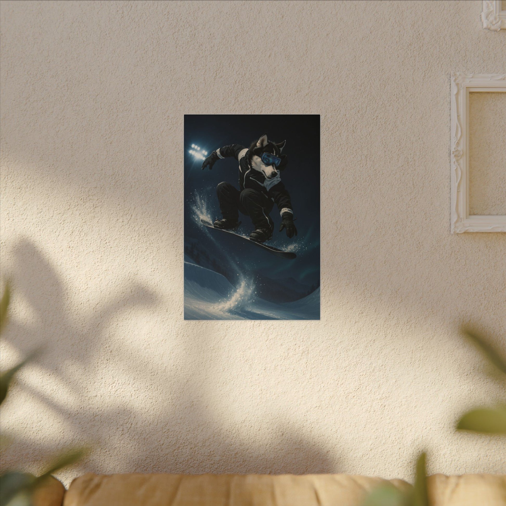 Husky Boarder-Fantasy Dog Portraits - Fantasy Dog Portraits