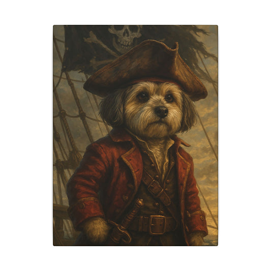 Scruffy Jack's Seafaring Adventure-Fantasy Dog Portraits - Fantasy Dog Portraits