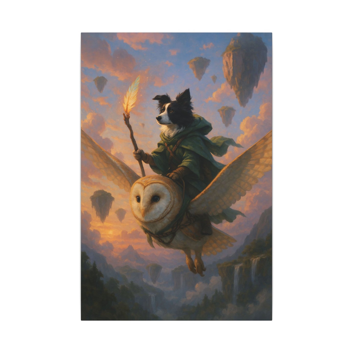 Skyward Companions-Fantasy Dog Portraits - Fantasy Dog Portraits