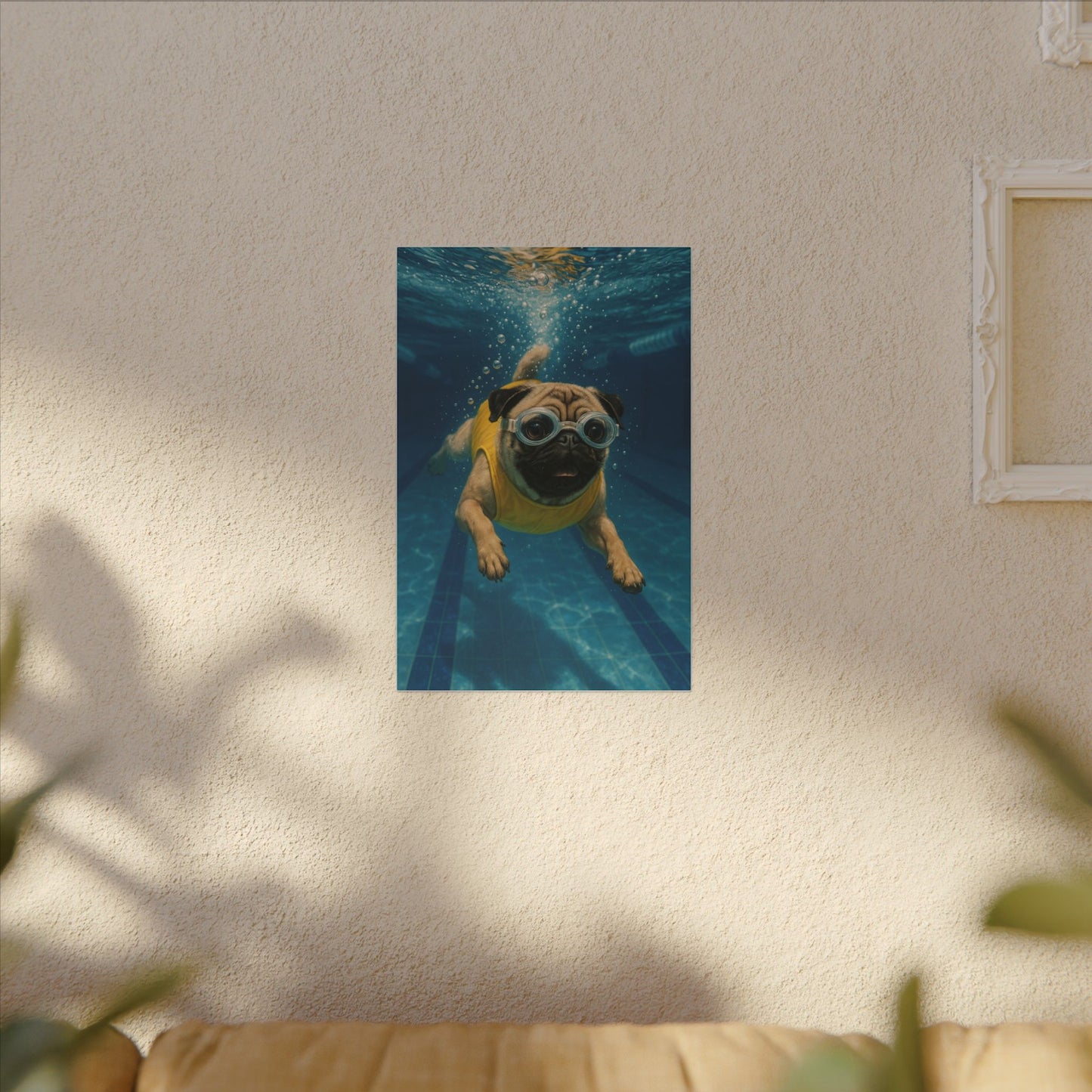 Swimming Sensation-Fantasy Dog Portraits - Fantasy Dog Portraits