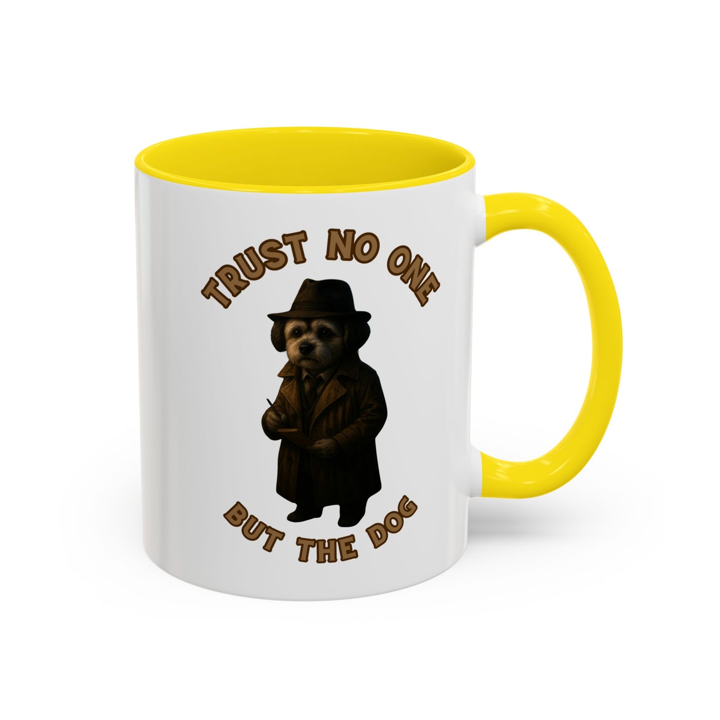 Accent Coffee Mug - Motivational Drinkware for Inspiration, Gift for Friends, Office Decor, Cozy Mornings, Unique Coffee Gift - Fantasy Dog Portraits
