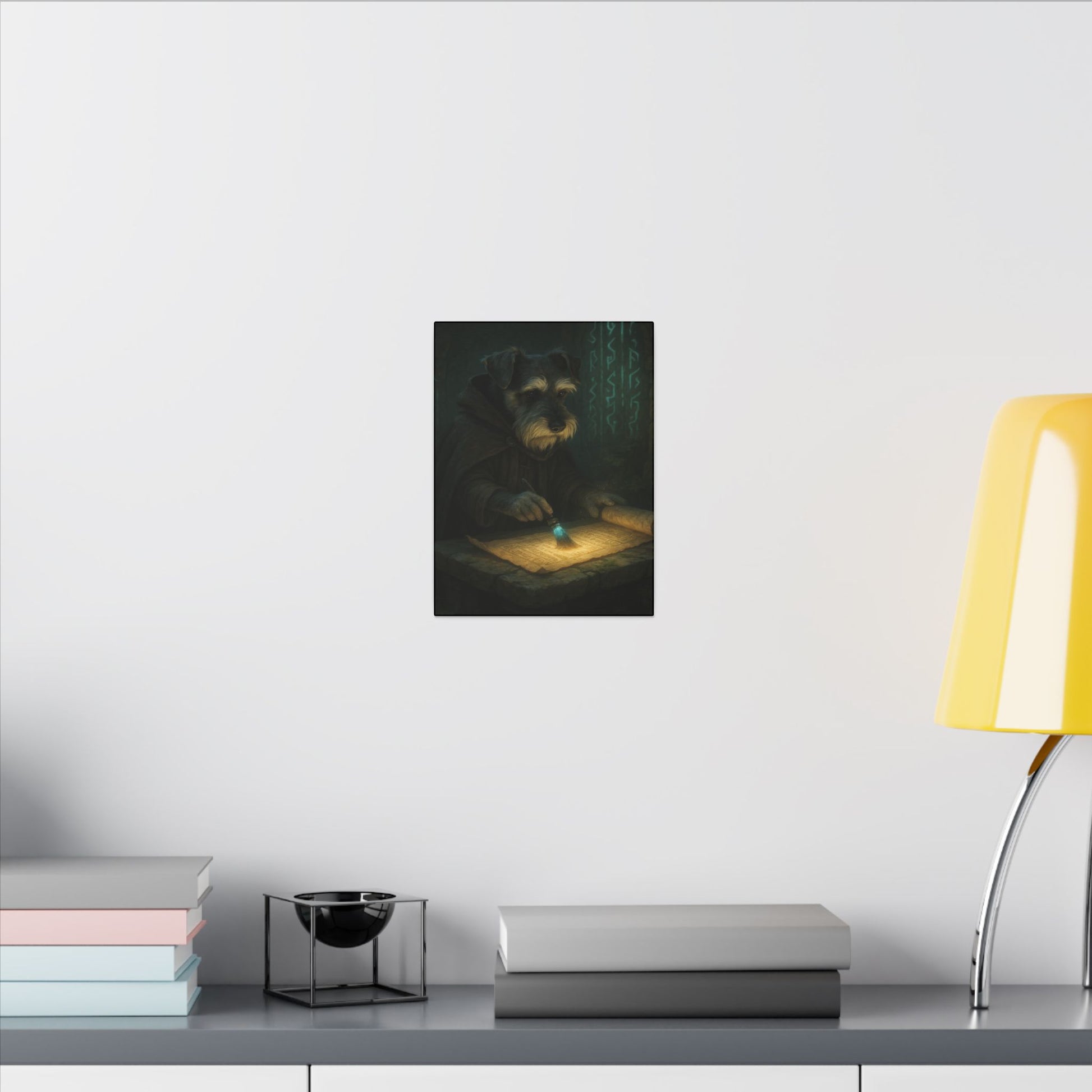The Mystic Scribe-Fantasy Dog Portraits - Fantasy Dog Portraits