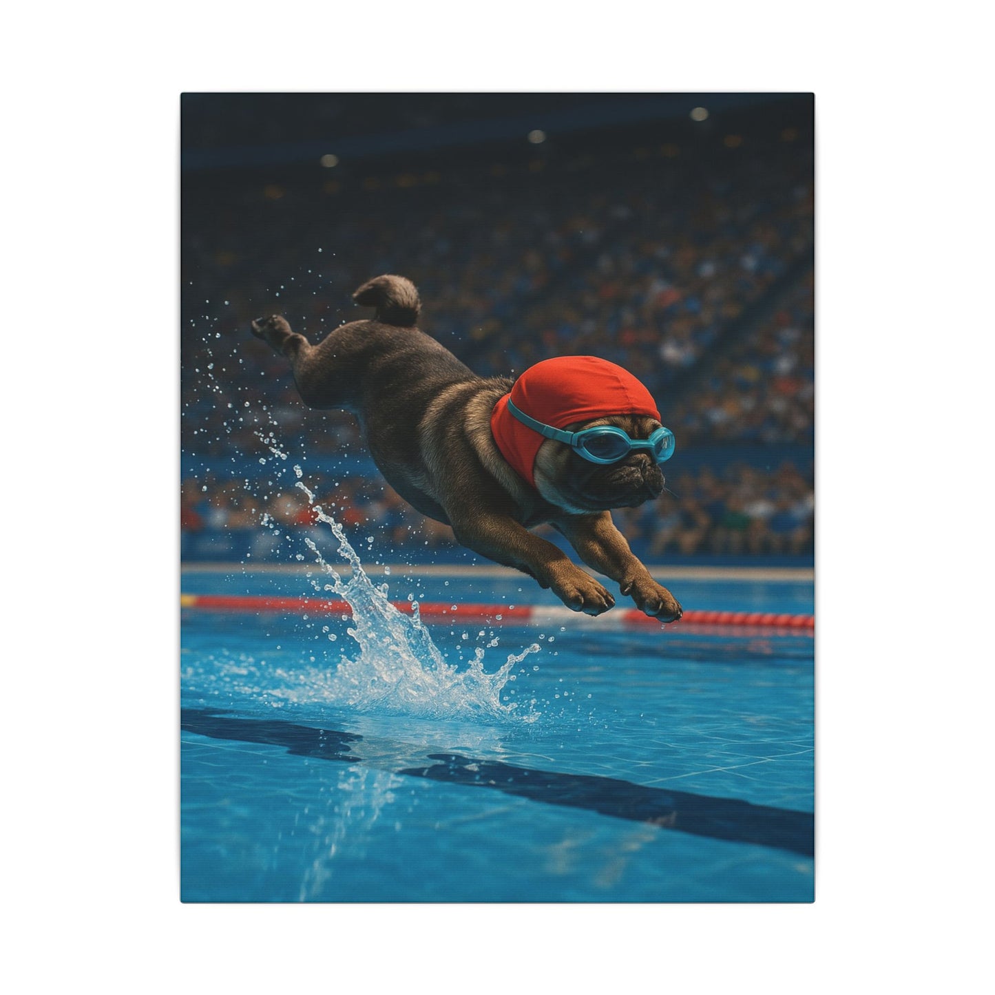 Pug Splash-Fantasy Dog Portraits - Fantasy Dog Portraits