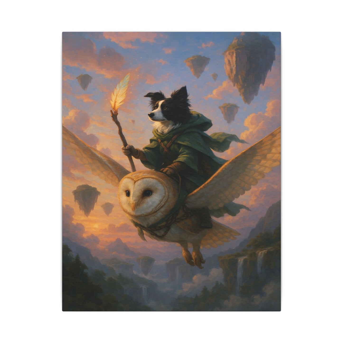 Skyward Companions-Fantasy Dog Portraits - Fantasy Dog Portraits