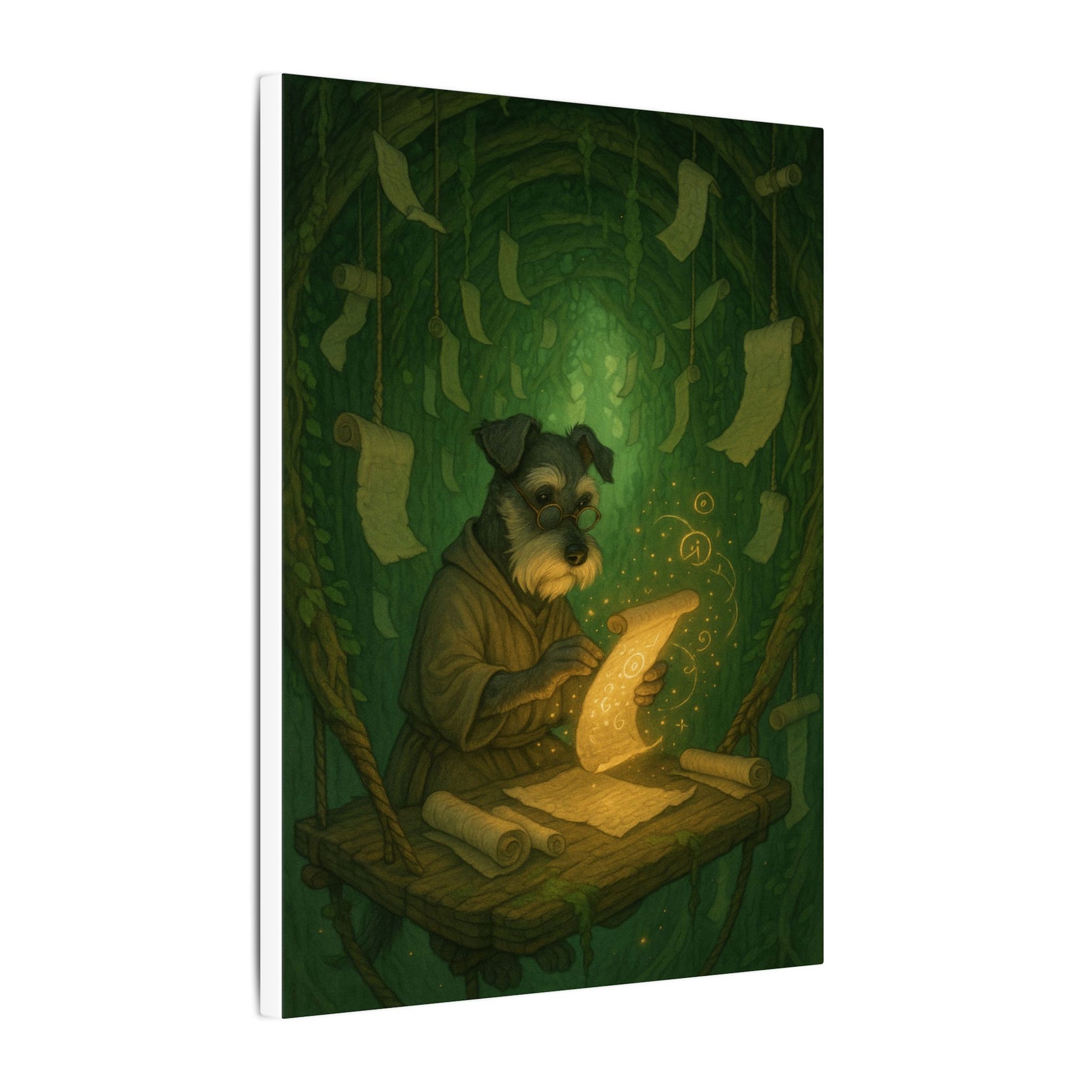 Canine Scholar-Fantasy Dog Portraits - Fantasy Dog Portraits