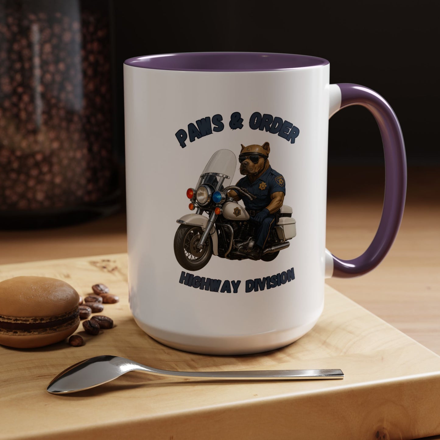 Law Dog Rider-Fantasy Dog Portraits