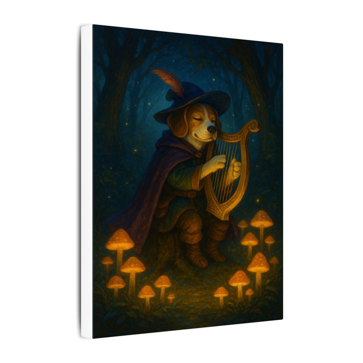 Moonlit Melody-Fantasy Dog Portraits - Fantasy Dog Portraits