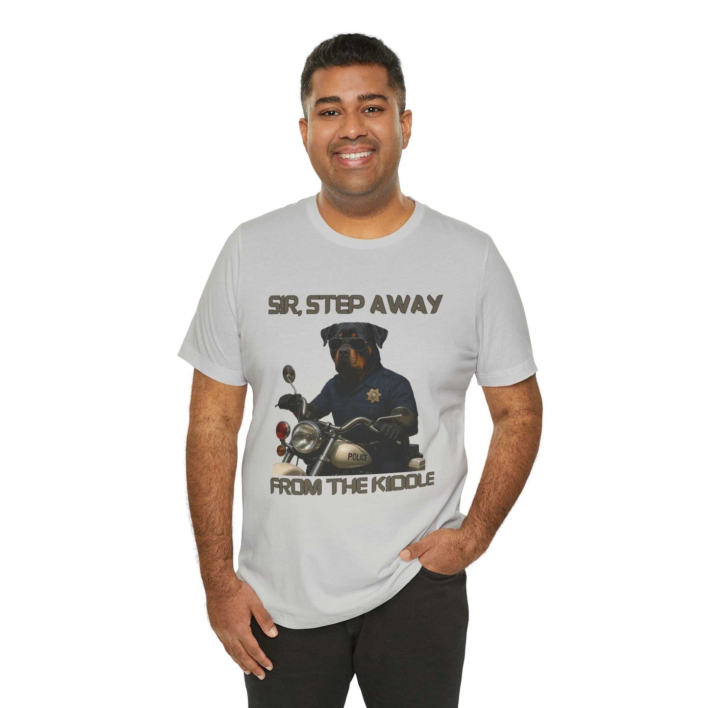 Funny Dog Police Tee, Unisex Humor Shirt, Gift for Dog Lovers, Pet Owner Humor, Casual Wear, Novelty T-Shirt - Fantasy Dog Portraits