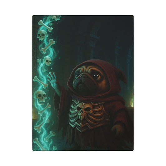 Pug Wizard's Arcane Realm-Fantasy Dog Portraits - Fantasy Dog Portraits