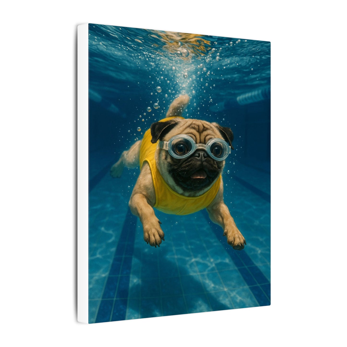 Swimming Sensation-Fantasy Dog Portraits - Fantasy Dog Portraits