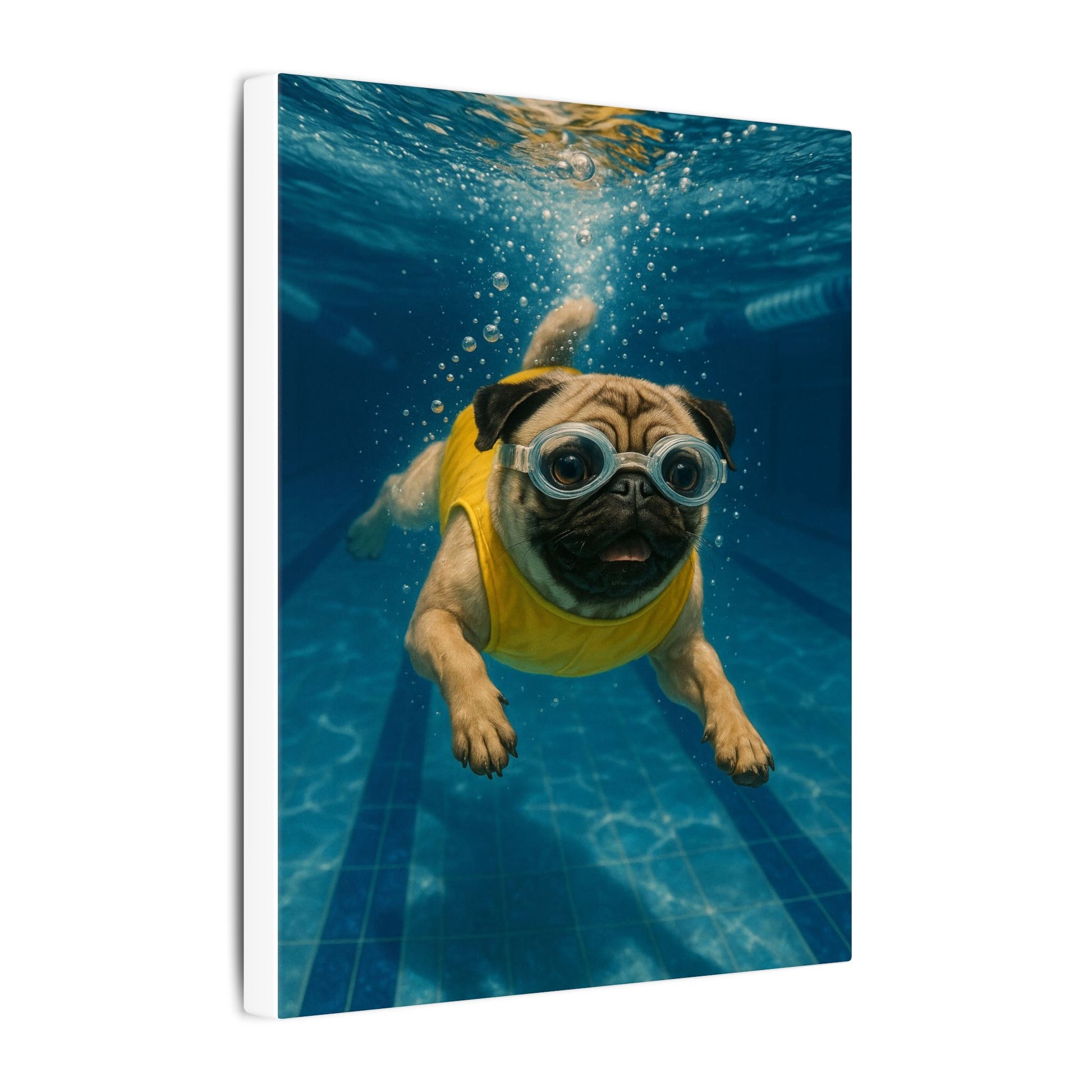 Swimming Sensation-Fantasy Dog Portraits - Fantasy Dog Portraits