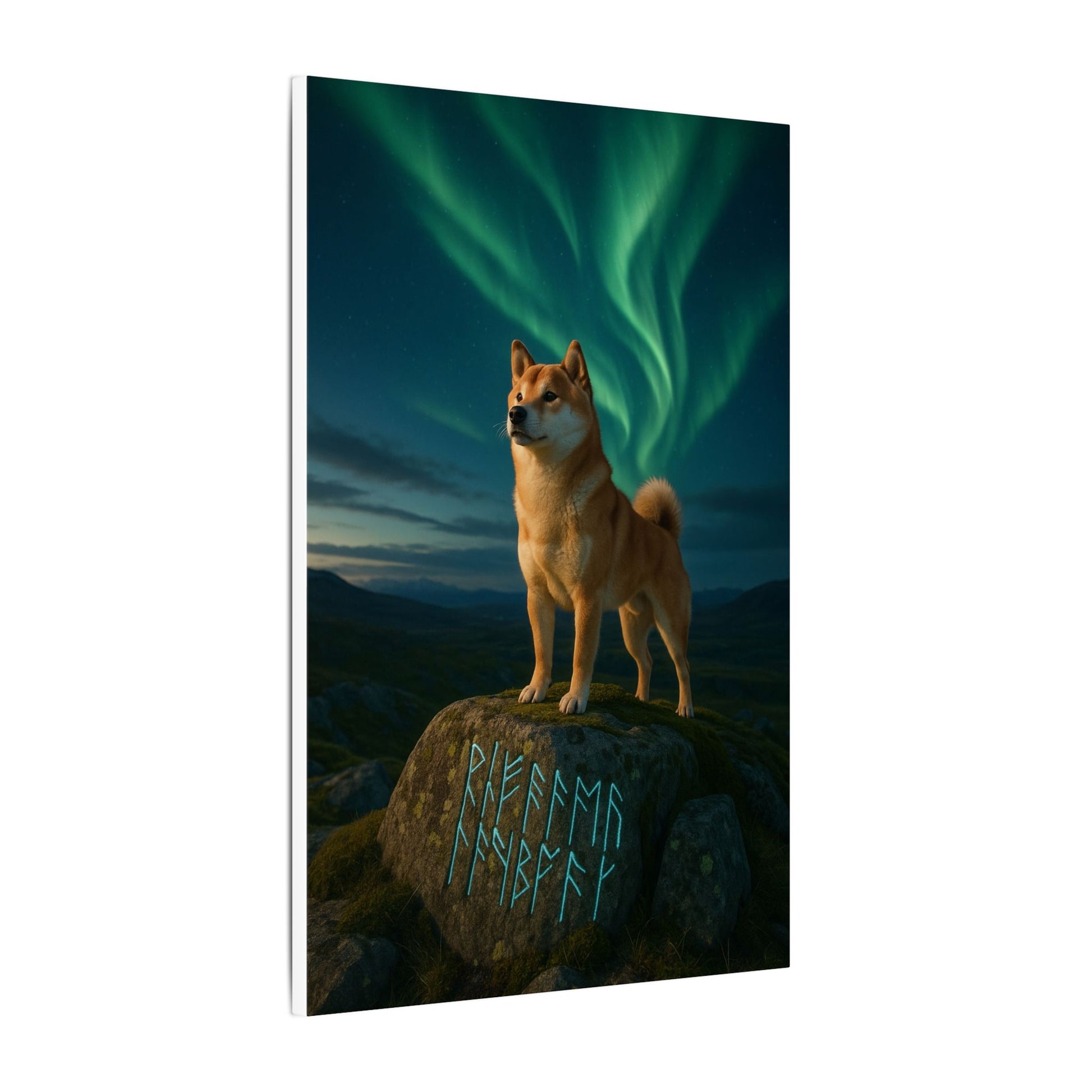 Guardian of the Northern Lights-Fantasy Dog Portraits - Fantasy Dog Portraits