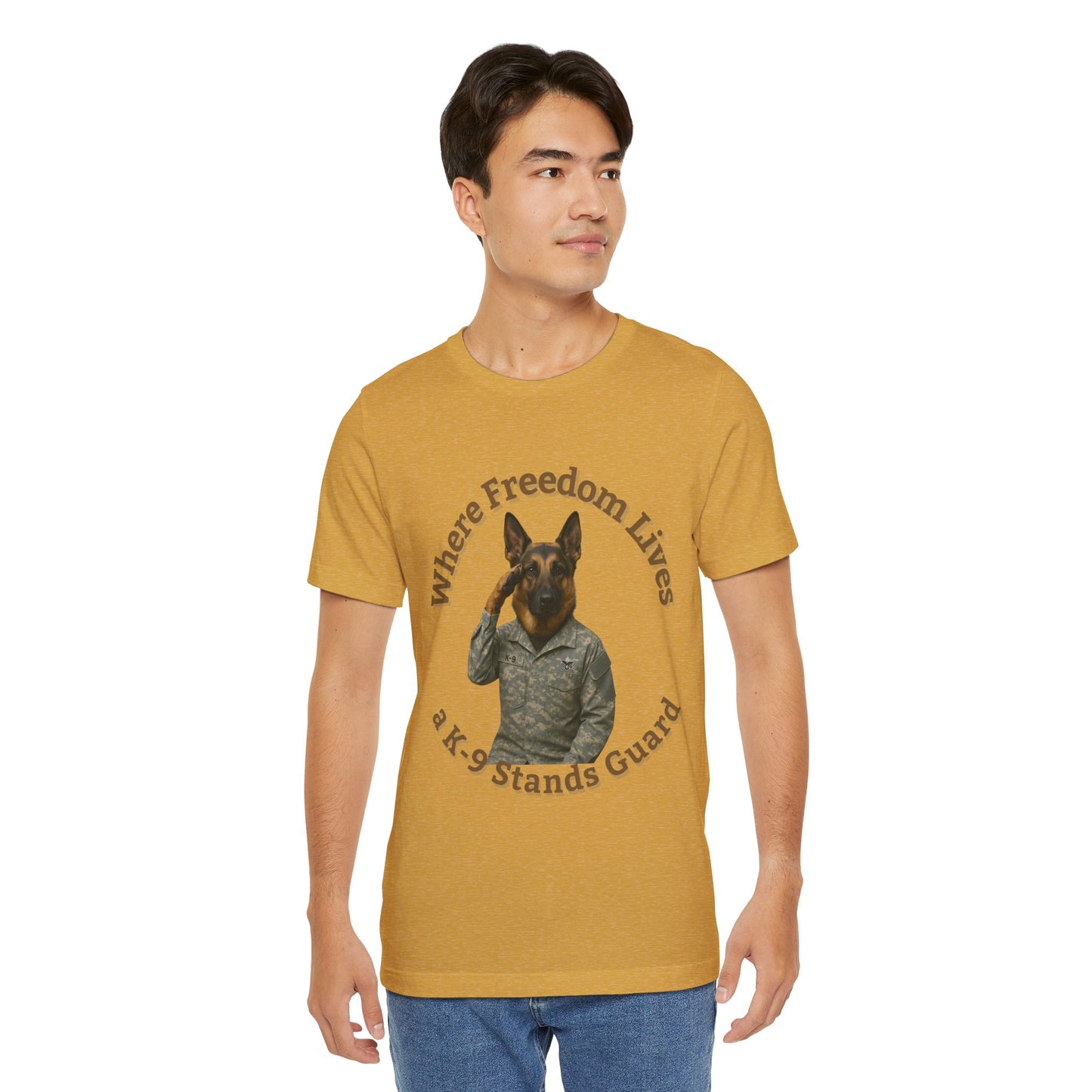 Air Force Dog Tee - Fantasy Dog Portraits