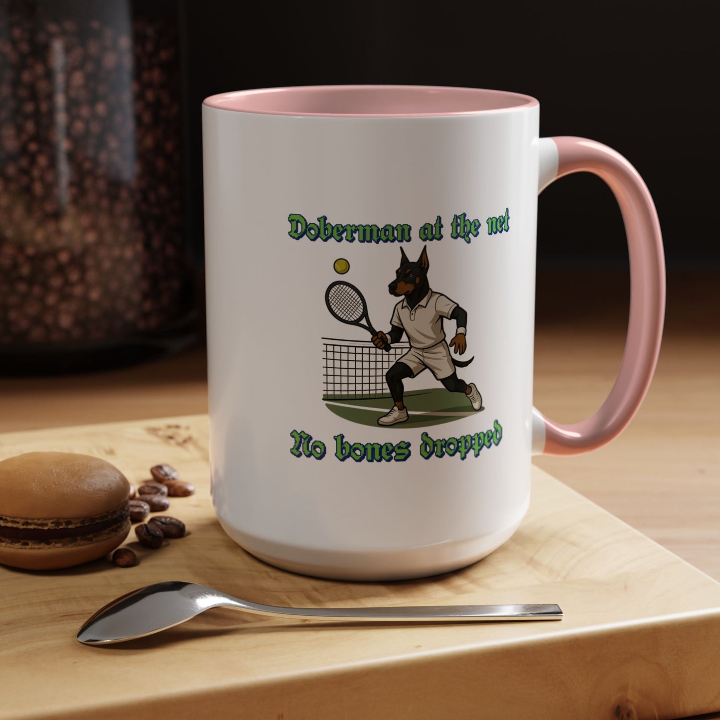 Doberman at the Net-Fantasy Dog Portraits