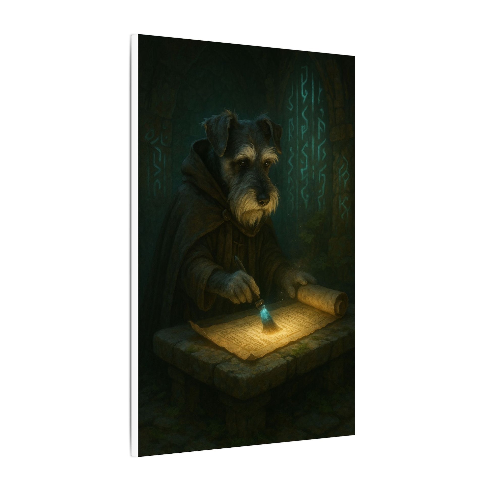 The Mystic Scribe-Fantasy Dog Portraits - Fantasy Dog Portraits