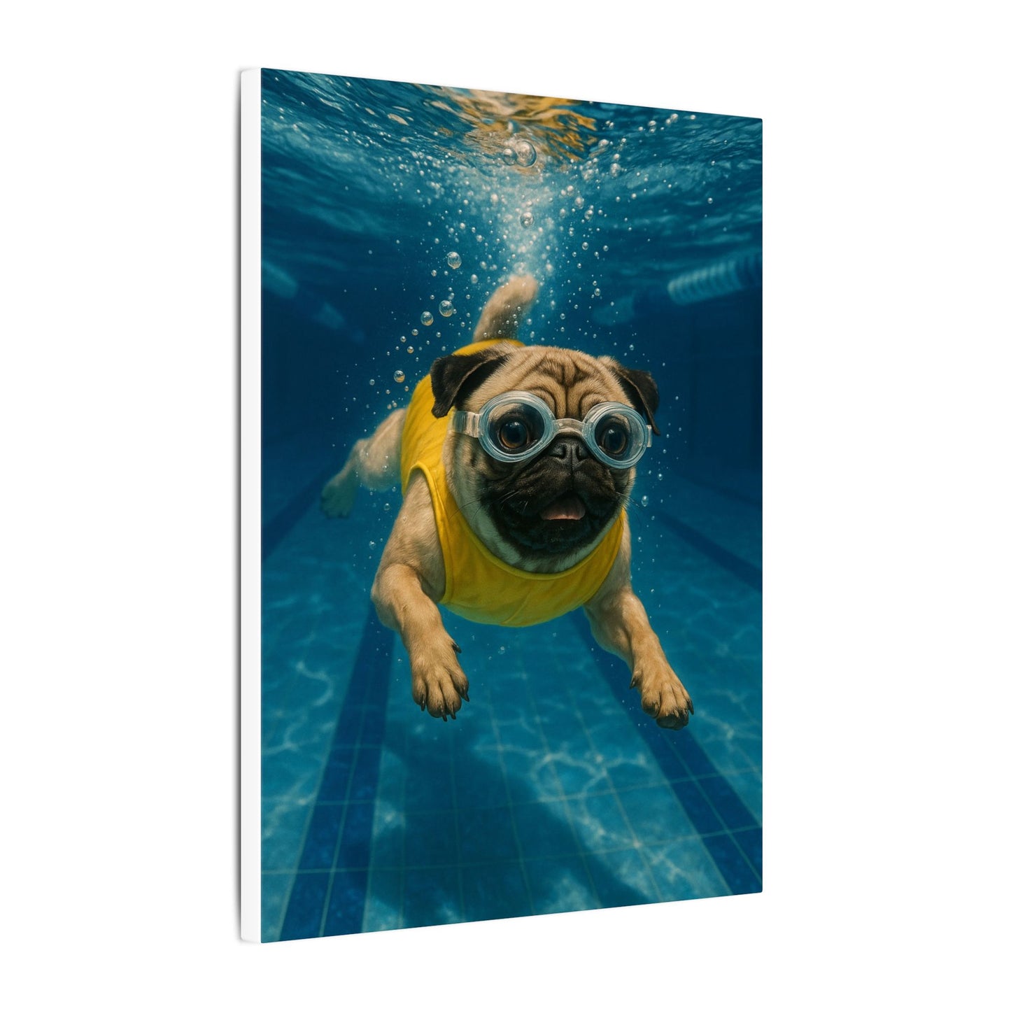 Swimming Sensation-Fantasy Dog Portraits - Fantasy Dog Portraits