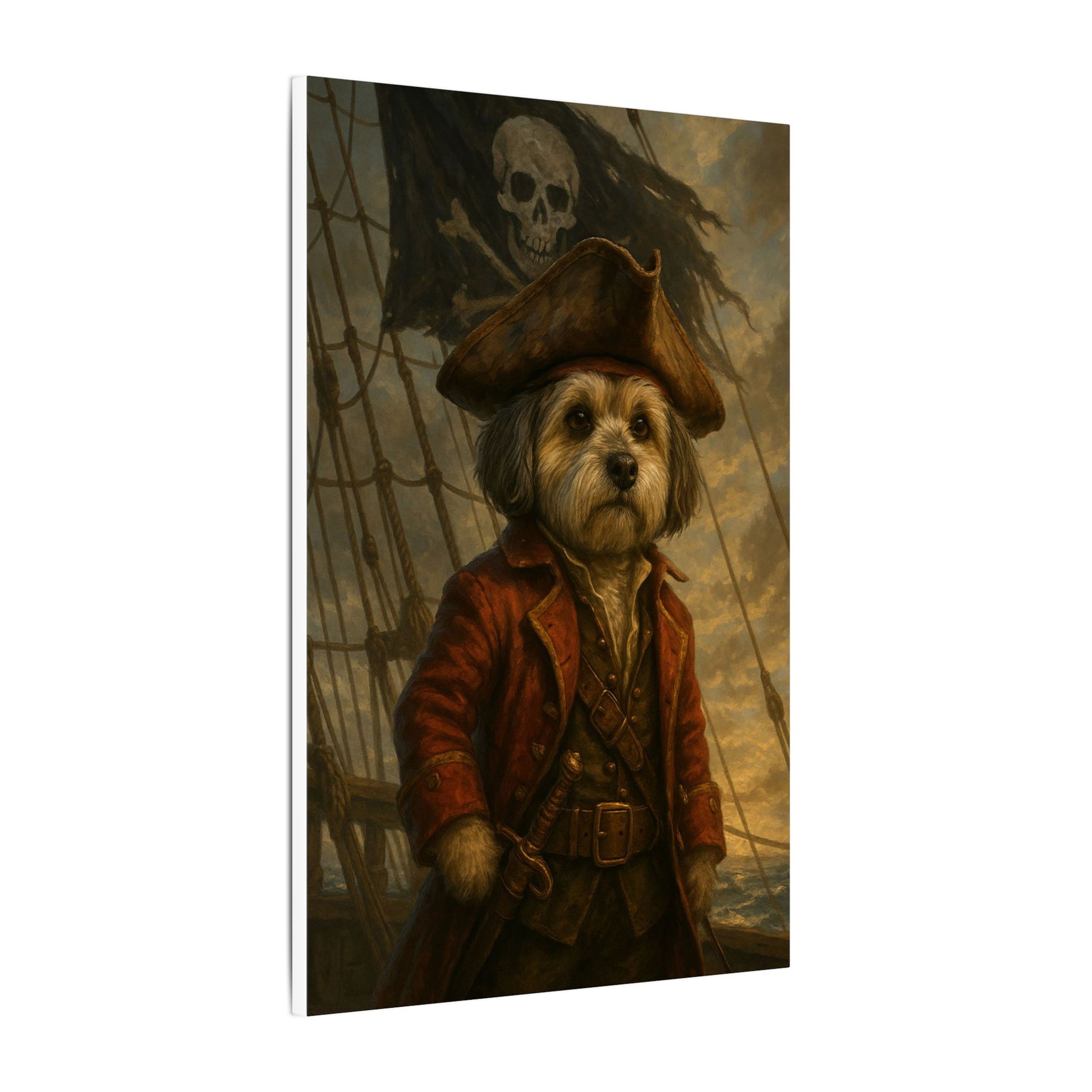 Scruffy Jack's Seafaring Adventure-Fantasy Dog Portraits - Fantasy Dog Portraits