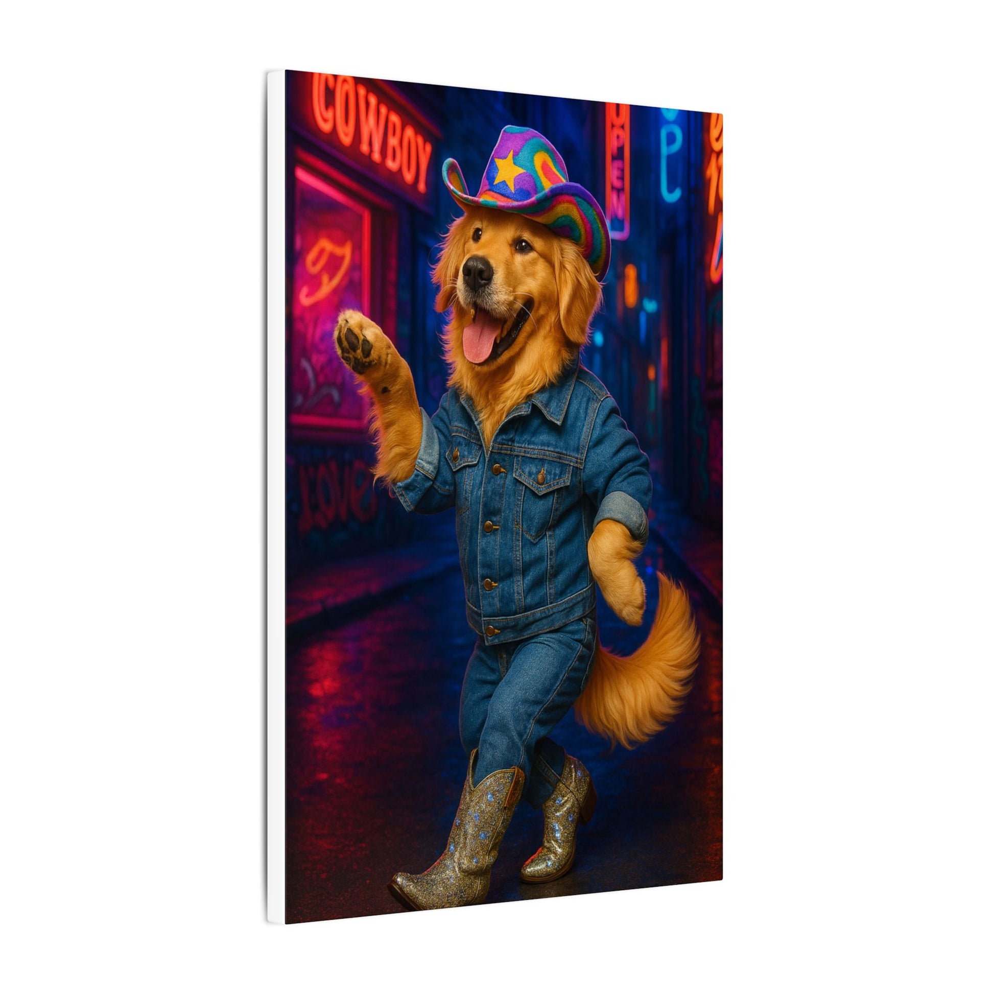 Canine Cowboy Chic-Fantasy Dog Portraits - Fantasy Dog Portraits