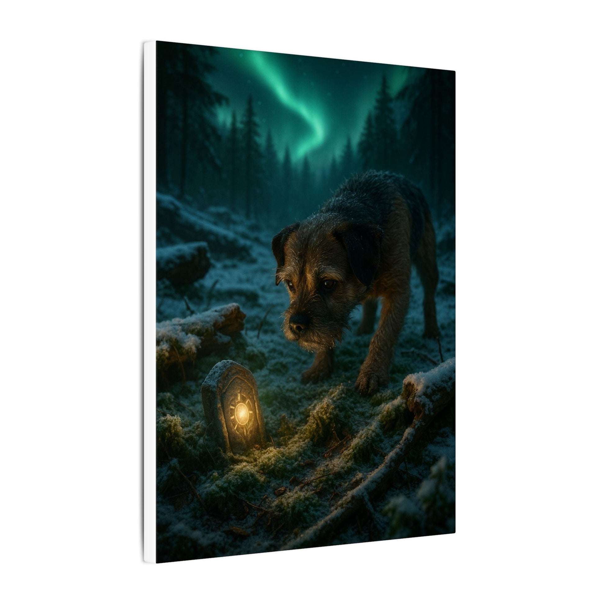 Guardian of the Frost-Fantasy Dog Portraits - Fantasy Dog Portraits