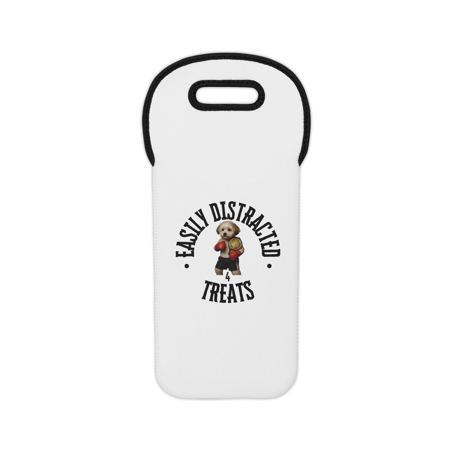 Easily Distracted Wine Tote Bag, Perfect Gift for Dog Lovers, Pet-Themed, Fun Party Accessory, Ideal for Wine Tasting Events - Fantasy Dog Portraits