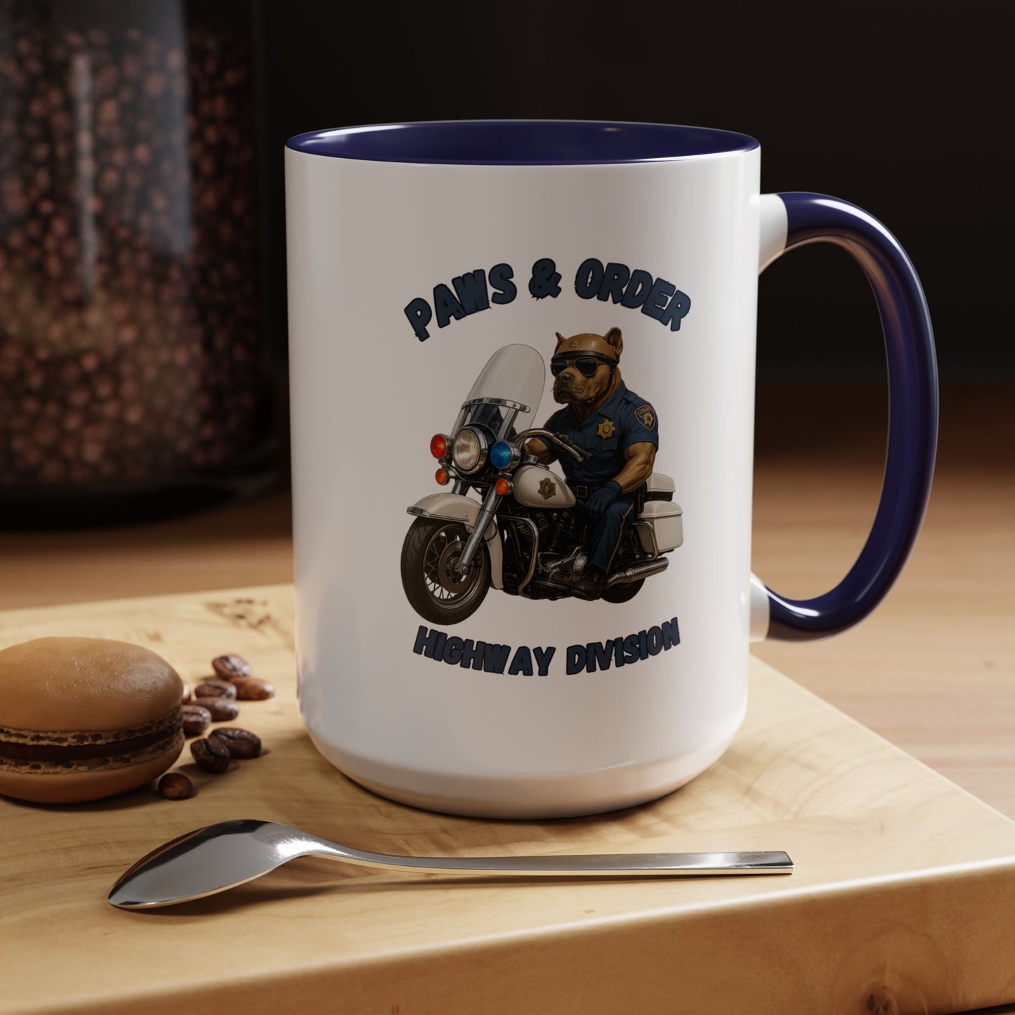 Law Dog Rider-Fantasy Dog Portraits