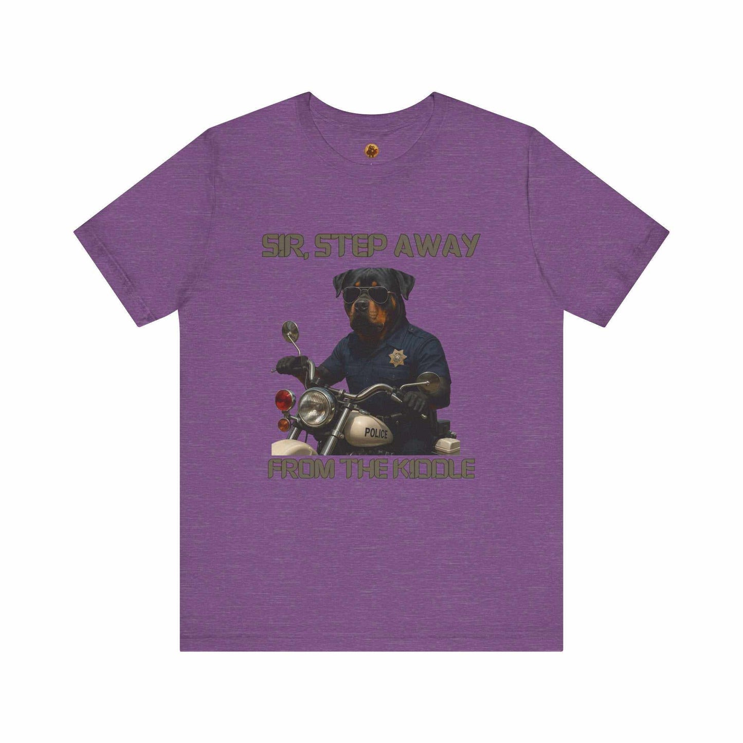 Funny Dog Police Tee, Unisex Humor Shirt, Gift for Dog Lovers, Pet Owner Humor, Casual Wear, Novelty T-Shirt - Fantasy Dog Portraits