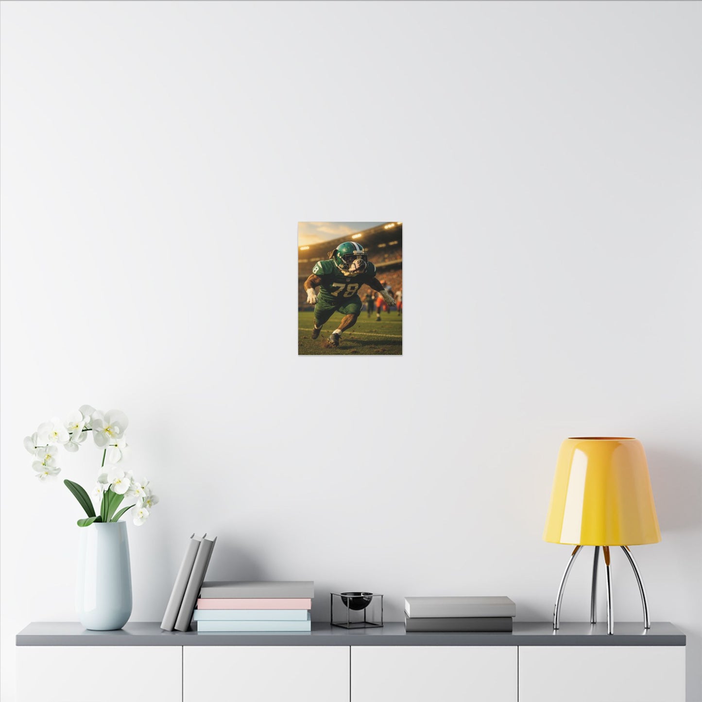 Touchdown Bulldog-Fantasy Dog Portraits - Fantasy Dog Portraits