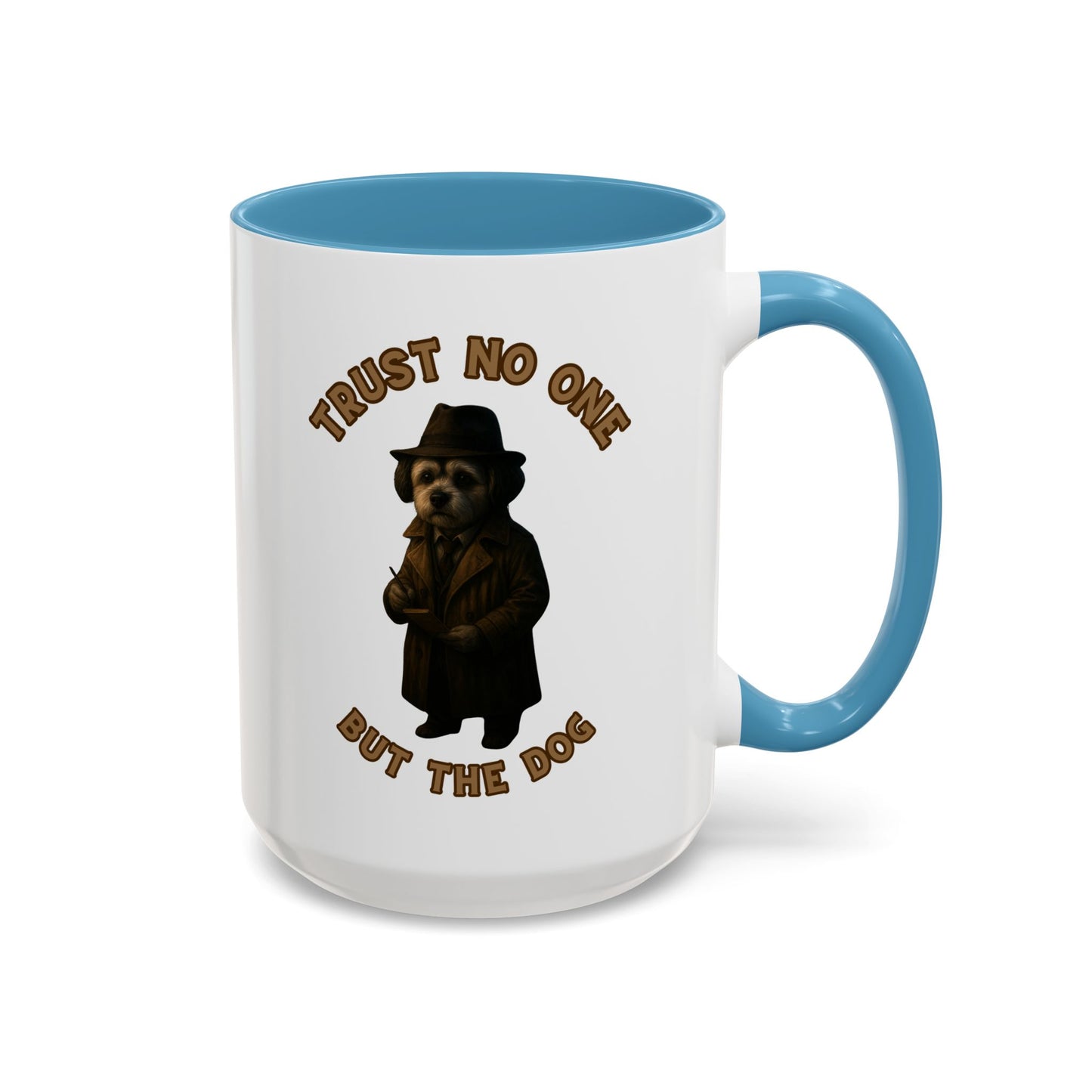 Accent Coffee Mug - Motivational Drinkware for Inspiration, Gift for Friends, Office Decor, Cozy Mornings, Unique Coffee Gift - Fantasy Dog Portraits
