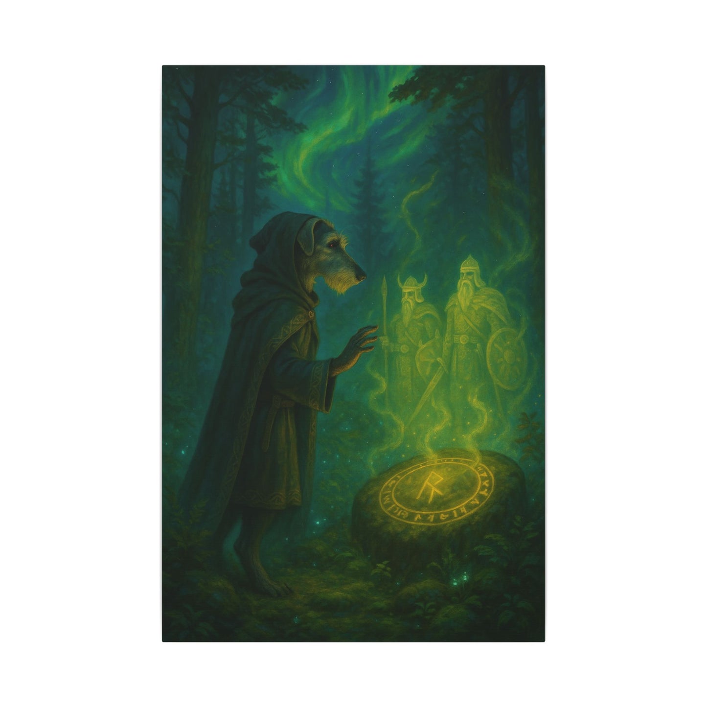 Runic Summons-Fantasy Dog Portraits - Fantasy Dog Portraits