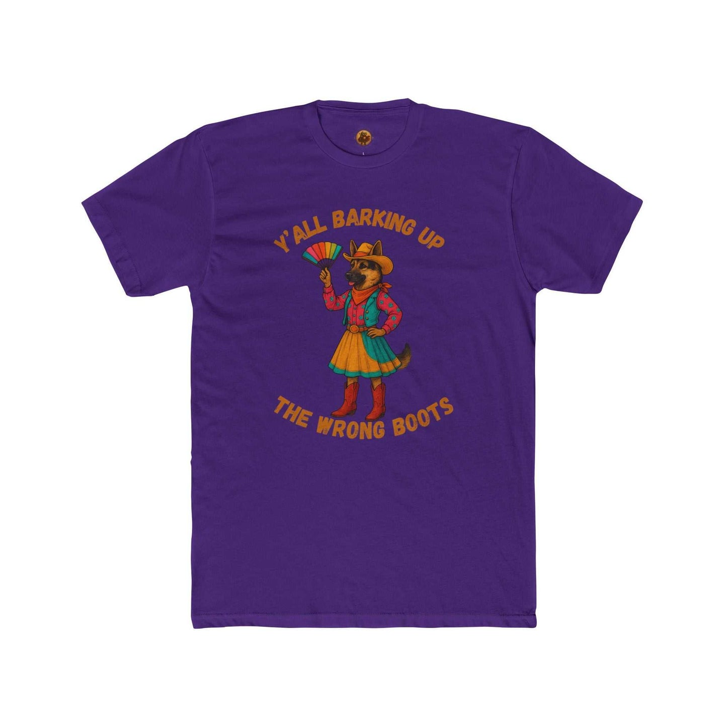 Funny Dog Lover Crew Tee, Unisex Cotton T-Shirt for Pet Owners, Perfect Gift for Dog Lovers, Casual Wear, Fun Birthday Gift - Fantasy Dog Portraits