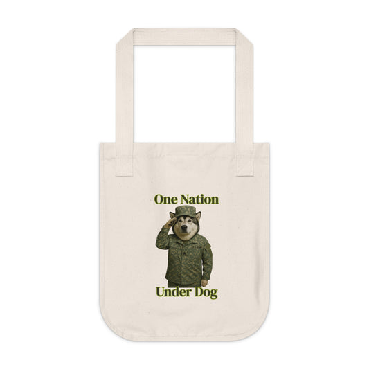 Organic Canvas Tote Bag, Eco-Friendly Shopping Bag, Dog Lover Gift, Durable Reusable Tote, Great for Groceries, Casual Outings - Fantasy Dog Portraits
