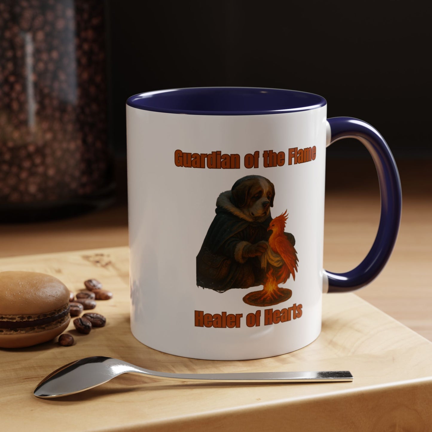 Mug - Dog dressed as an ancient Healer Coffee Mug (11, 15oz) - Fantasy Dog Portraits