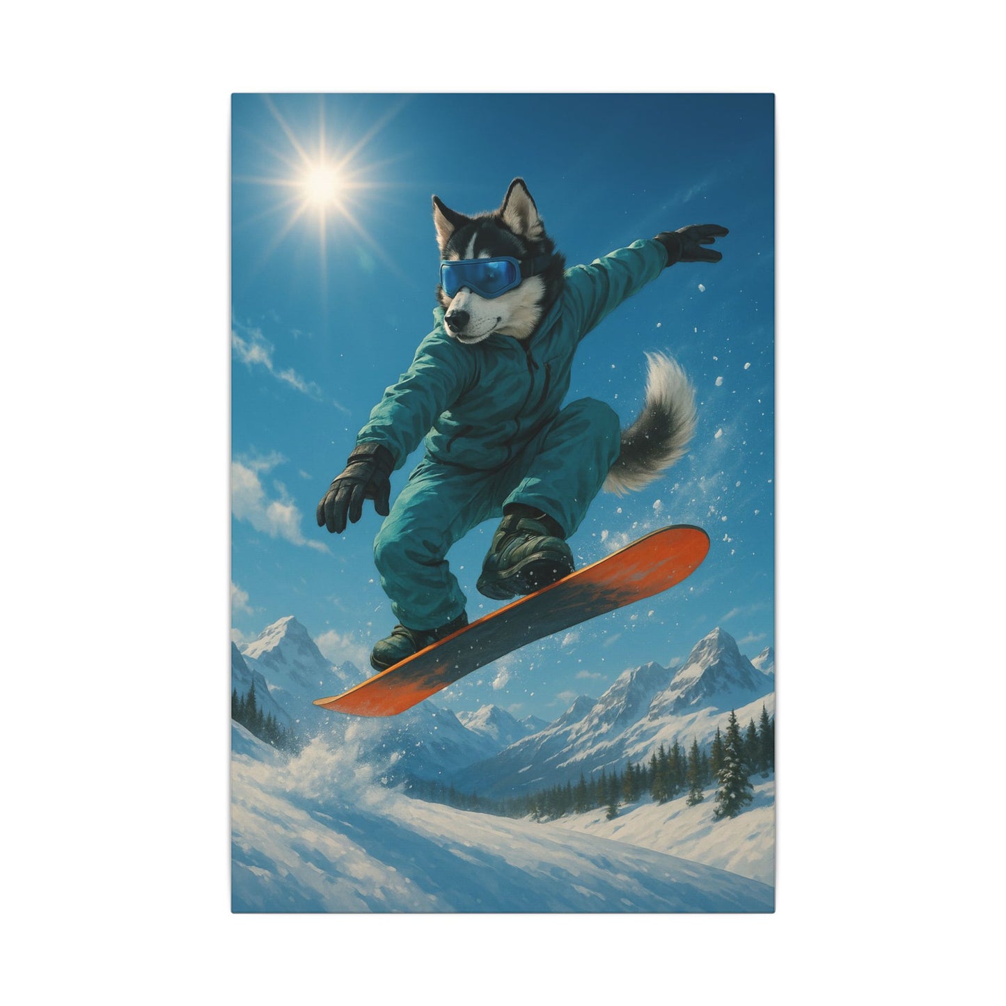 Husky Shred-Fantasy Dog Portraits - Fantasy Dog Portraits