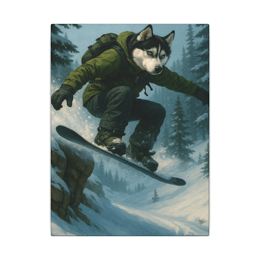 Snowbound Adventure-Fantasy Dog Portraits - Fantasy Dog Portraits