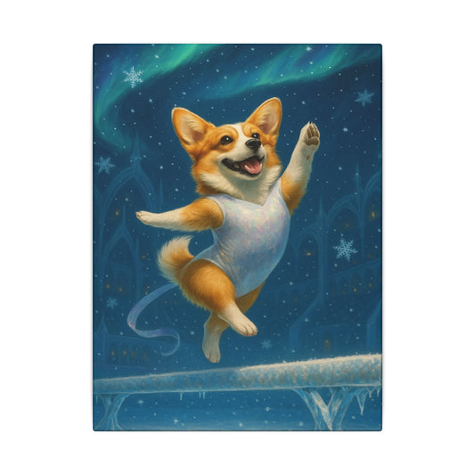 Leap of Winter-Fantasy Dog Portraits - Fantasy Dog Portraits