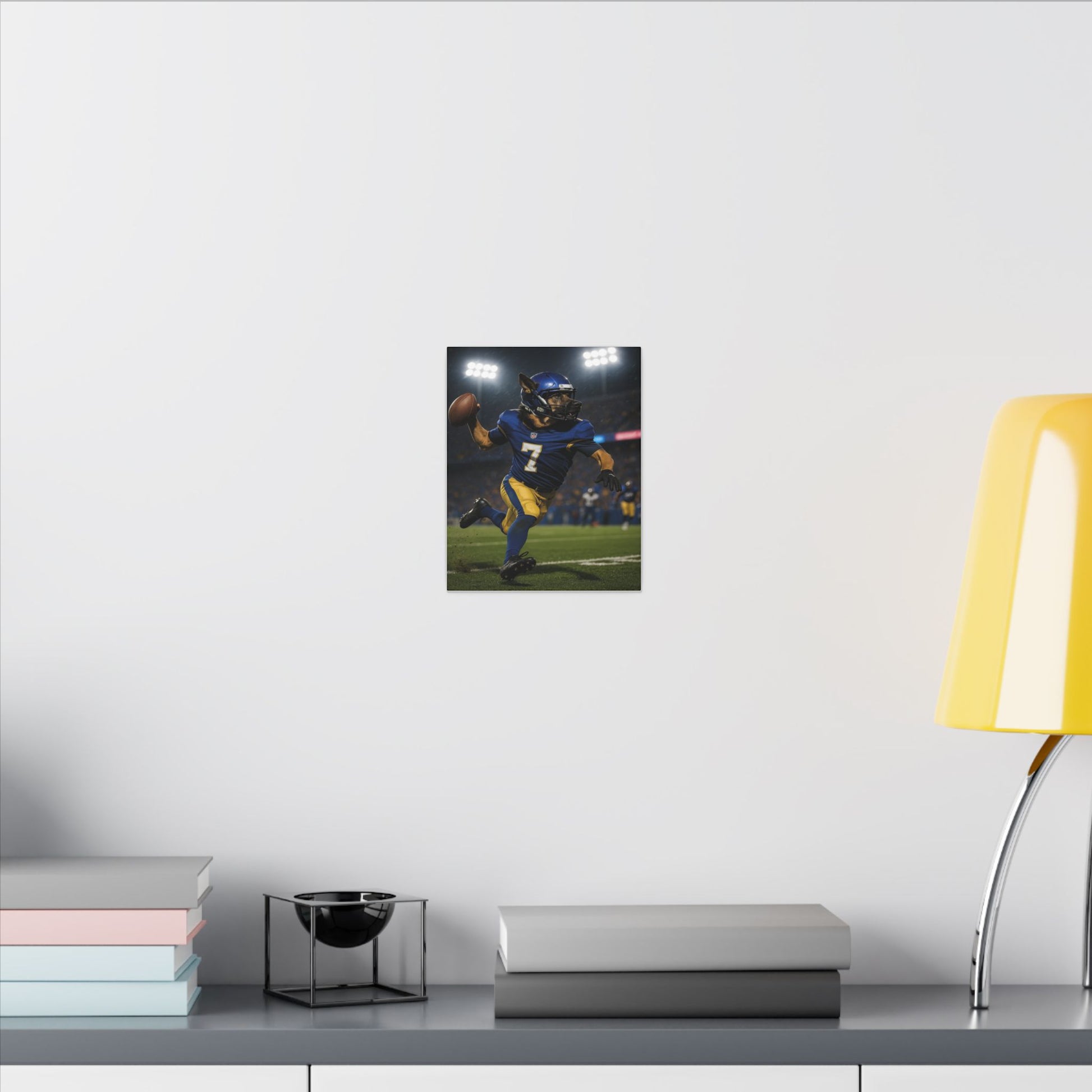 Quarterback Bark-Fantasy Dog Portraits - Fantasy Dog Portraits
