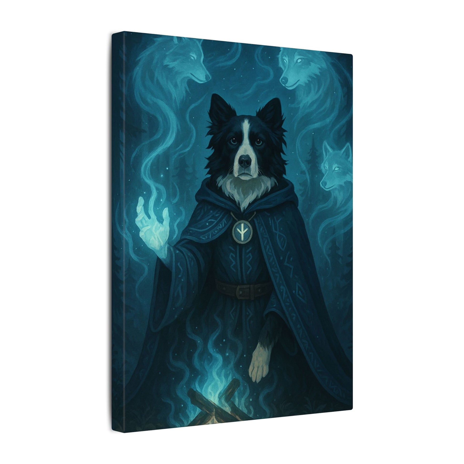 Mystical Canine Guardian-Fantasy Dog Portraits - Fantasy Dog Portraits