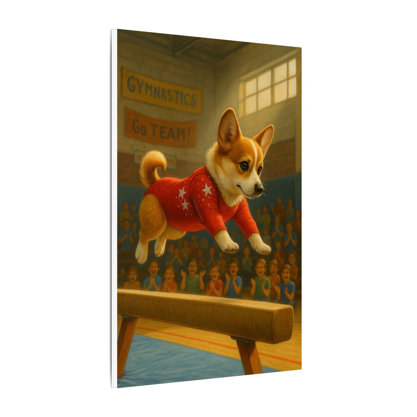 Corgi Gymnastics-Fantasy Dog Portraits - Fantasy Dog Portraits